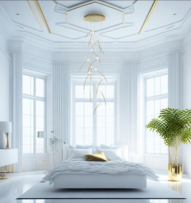 lampa inspirowana kwiatami tulipana